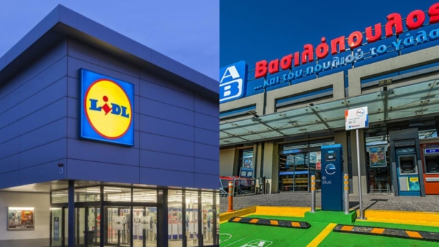 Σούπερ μάρκετ… στα μαχαίρια: Τα Lidl λένε πως είναι φθηνότερη μάρκα με απόδειξη και ο Βασιλόπουλος τα έκανε μέλος του ΑΒ Plus