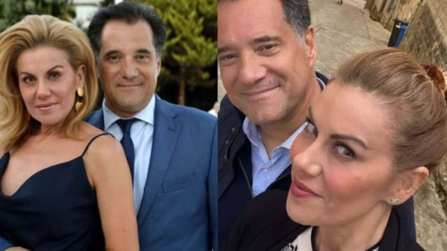 Σαν ερωτευμένοι πιγκουίνοι μετά από 15 χρόνια γάμου  Άδωνις Γεωργιάδης και  Ευγενία Μανωλίδου: «Μέχρι το θάνατο αγάπη μου»