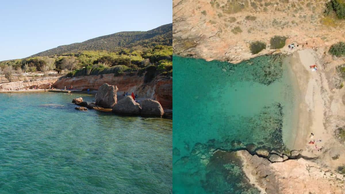 Παραλία «πλανεύτρα» μία ανάσα από την Αθήνα: Ένας μυστικός «επίγειος» παράδεισος με καταγάλανα νερά
