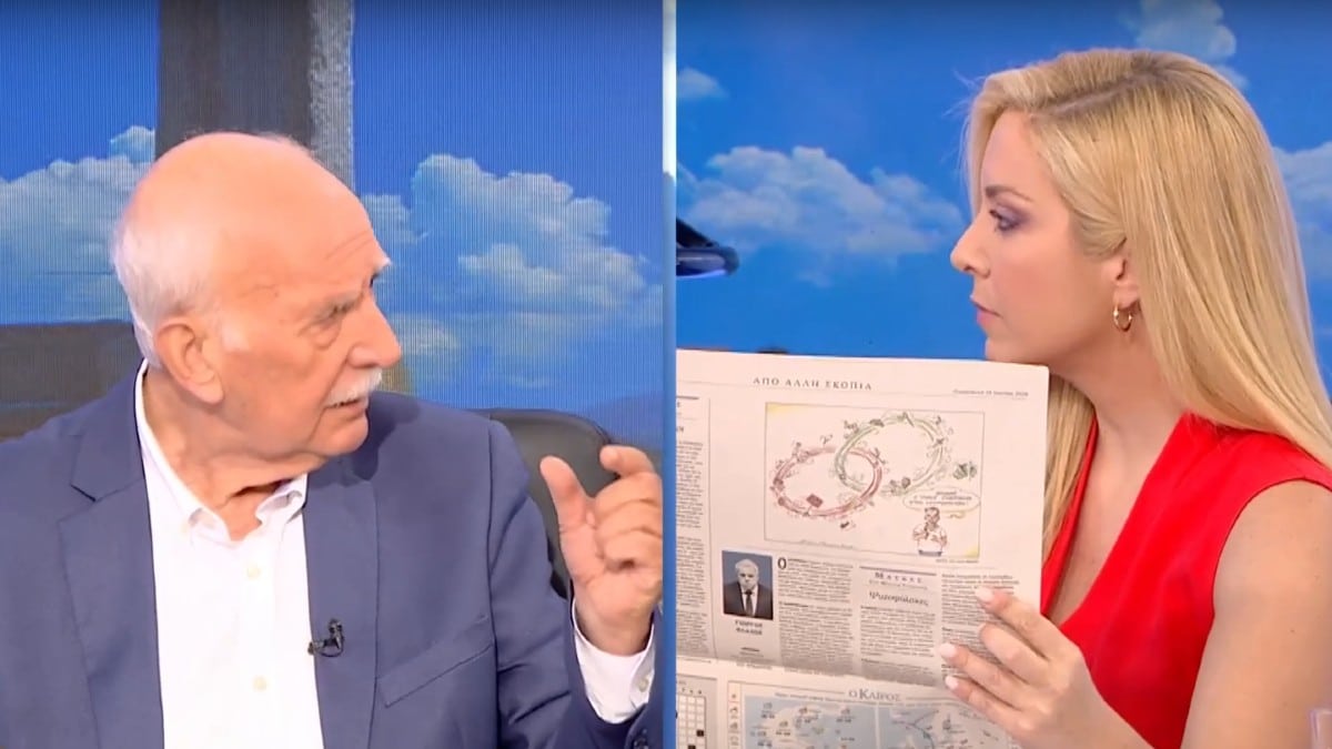 «Πάγωσε» την Αναστασοπούλου στον αέρα ο Γιώργος Παπαδάκης: «Καλά, δεν το πήρες χαμπάρι;»