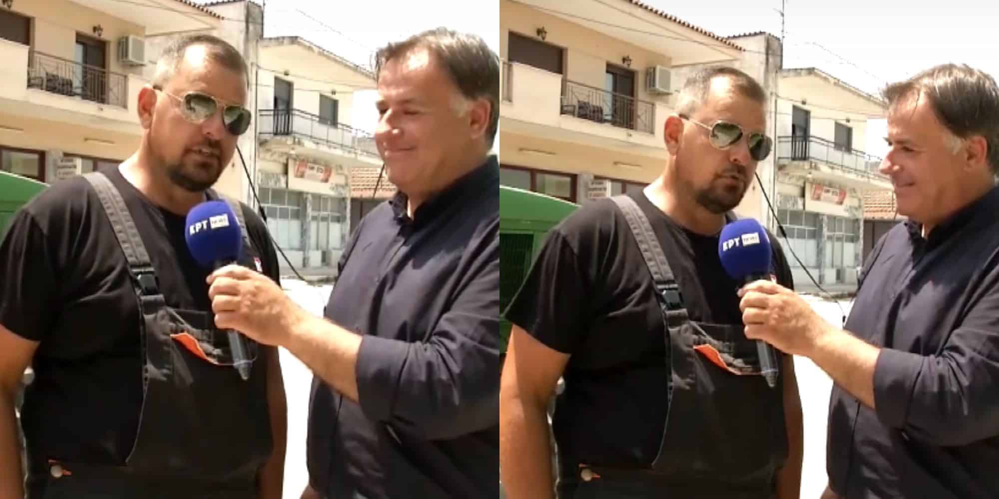 Απίστευτο σκηνικό στις Σέρρες: Αγρότης πήγε να ψηφίσει με το… τρακτέρ του! (video)