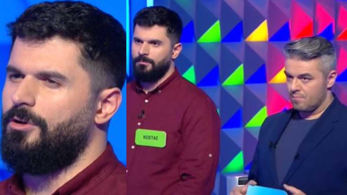 Δυστυχώς «κόλλησε» μπροστά στον Πέτρο Πολυχρονίδη – Ο Κώστας παγιδεύτηκε στον «Τροχό της Τύχης»