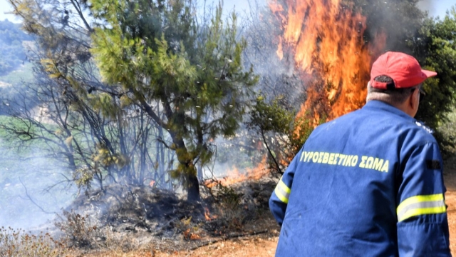 Φωτιές: Μάχη με τα «πύρινα» μέτωπα σε Λαγκαδά και Κούτσι – Βελτιωμένη εικόνα στο Λιτόχωρο (video)