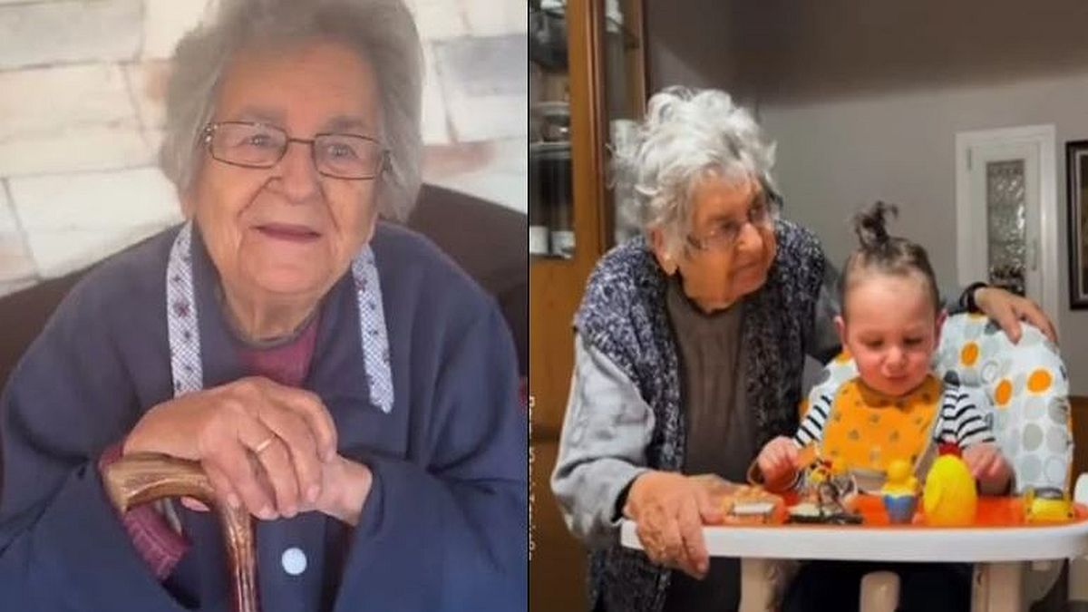 Η γιαγιά Θάλεια που έχει τρελάνει το TikTok: Ξαναχύπησε και ταΐζει τον δισέγγονό της! Είναι σκέτη γλύκα