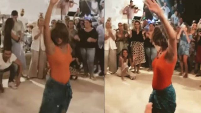«Τα ‘σπασε» η Κλέλια Ανδριολάτου: Xόρεψε ζεϊμπέκικο σε πανηγύρι και αποθεώθηκε!