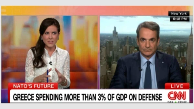 Μητσοτάκης στο CNN: Το μήνυμα που έστειλε στις χώρες του ΝΑΤΟ – «Δεν μπορούμε να στηριζόμαστε στις ΗΠΑ…»