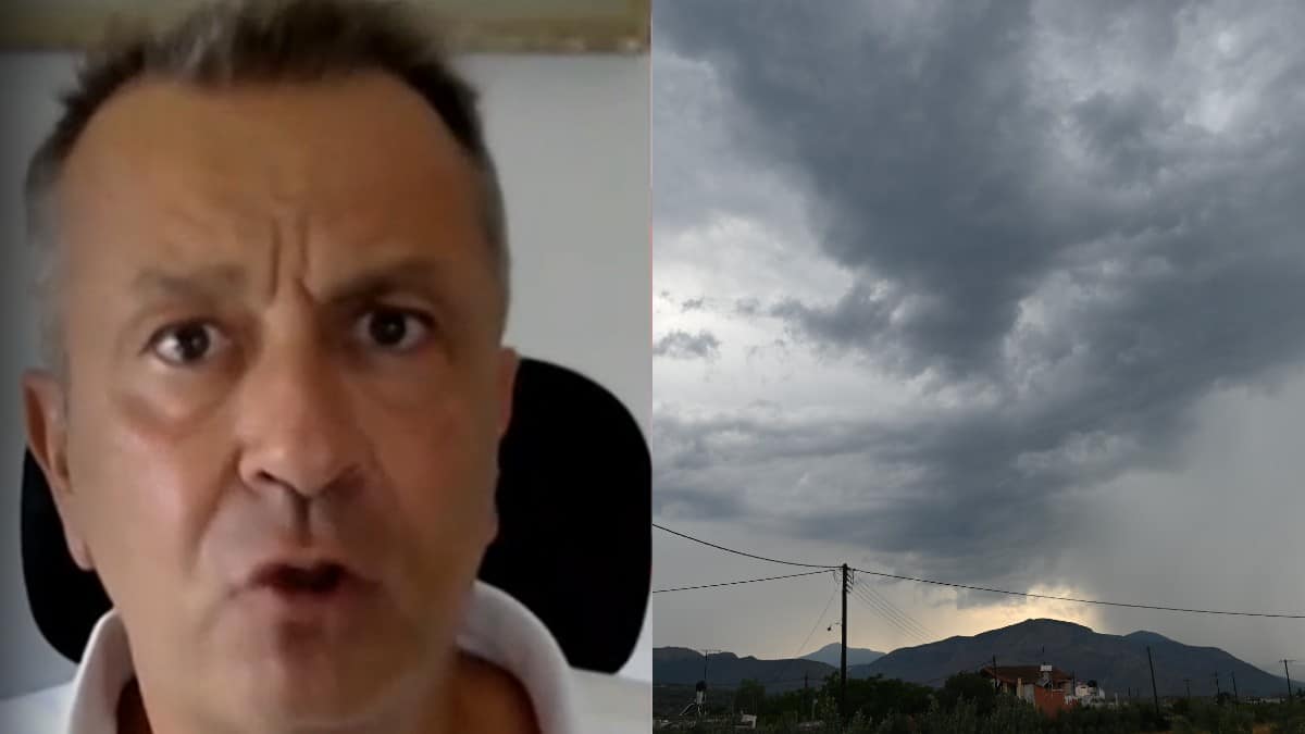 Ο Κώστας Λαγουβάρδος επεσήμανε το πιο ανησυχητικό για όλα στον καιρό: «Τις επόμενες 48 ώρες με τις καταιγίδες αυτές καλό είναι να αποφύγετε να πηγαίνετε…»