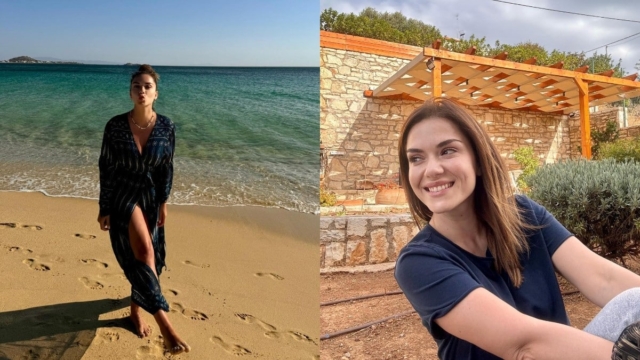 Ασύγκριτη ομορφιά στα 44 της, της υποκλίνεται το ελληνικό Ίντερνετ: Η Βάσω Λασκαράκη ποζάρει μαγιό χωρίς ίχνος μακιγιάζ και «γκρεμίζει» το Instagram