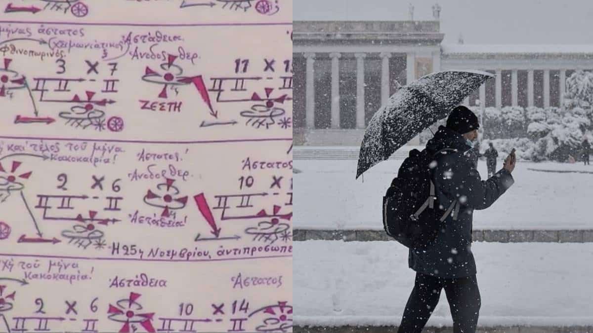 «Λευκή απειλή» από τα Μερομήνια: Μιλούν ευθέως για χιονιά – «Πριν βγει το 2024…»