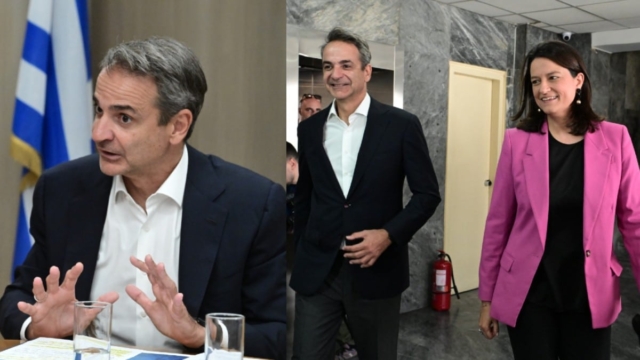 Κυριάκος Μητσοτάκης από υπουργείο Εργασίας: «Έκτακτη ενίσχυση των συνταξιούχων τα Χριστούγεννα» (video)