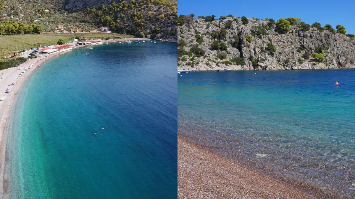 Ψηλά βράχια, ταβερνάκια πλάι στο κύμα: Η μακρόστενη παραλία της Αττικής που οι οπαδοί της δεν την αλλάζουν με τίποτα