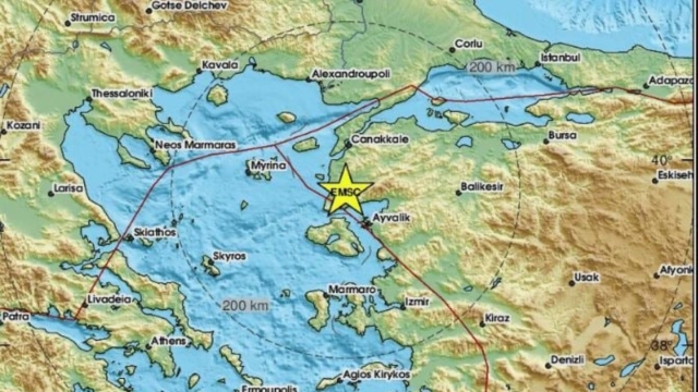 Σεισμός 4,9 Ρίχτερ στα παράλια της Τουρκίας – Έντονα αισθητός στη Λέσβο