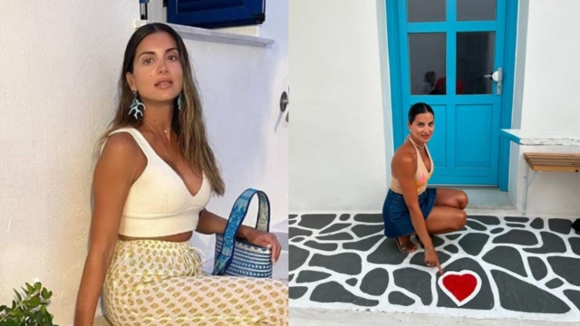 Σταματίνα Τσιμτσιλή: Ποζάρει στα σοκάκια της Πάρου ντυμένη με ένα στυλ αλλιώτικο…boho και αέρινο