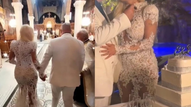 Παντρεύτηκε πρώην παίκτρια του The Bachelor: Παράνυφες δύο πρώην συμπαίκτριές της – Το γοργονέ νυφικό και η τούρτα με τα στρας