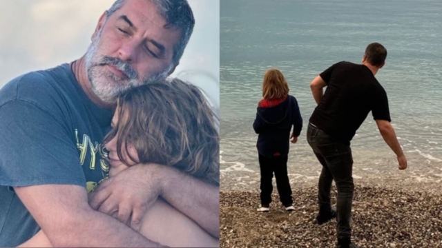 «Φωνάζουν» τα γονίδια του Βασίλη Μπισμπίκη: Δεν υπάρχει η ομοιότητα με τον 11χρονο γιο του, είναι ολόιδιοι (photo)