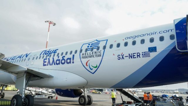 Η AEGEAN ταξιδεύει την Παραολυμπιακή αποστολή στο Παρίσι και την αποχαιρετά με το μήνυμα «Πάμε Ελλάδα»