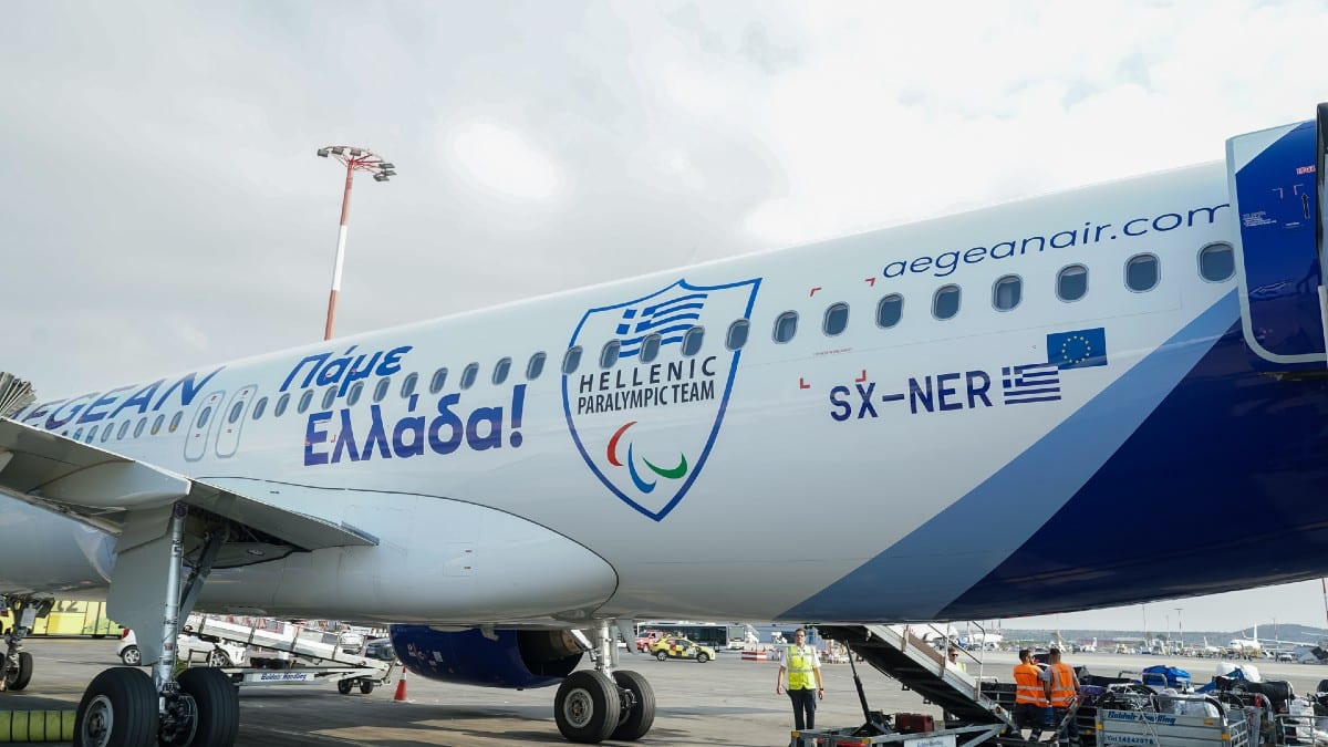 Η AEGEAN ταξιδεύει την Παραολυμπιακή αποστολή στο Παρίσι και την αποχαιρετά με το μήνυμα «Πάμε Ελλάδα»