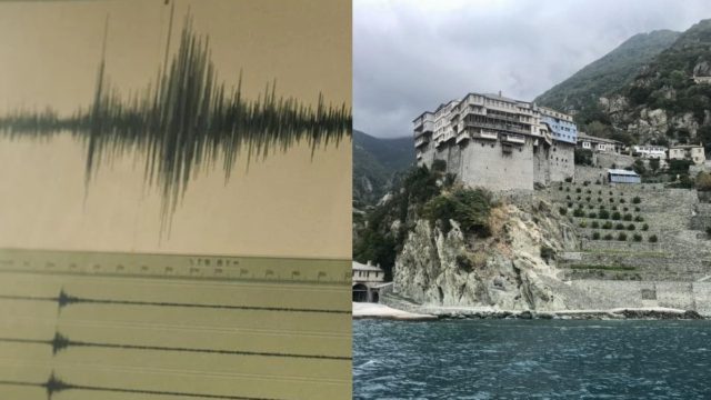 «Χορεύει» στα Ρίχτερ το Άγιο Όρος: Ξανά σεισμός μέσα σε λίγες ώρες, ανησυχία από τους επιστήμονες