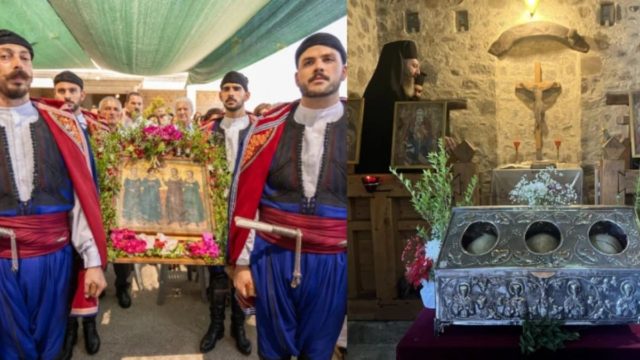 Κύμα συγκίνησης με τους Αγίους Τέσσερις Μάρτυρες: Γράφτηκε ιστορία με την επιστροφή τους στο γενέθλιο τόπο τους (photo)