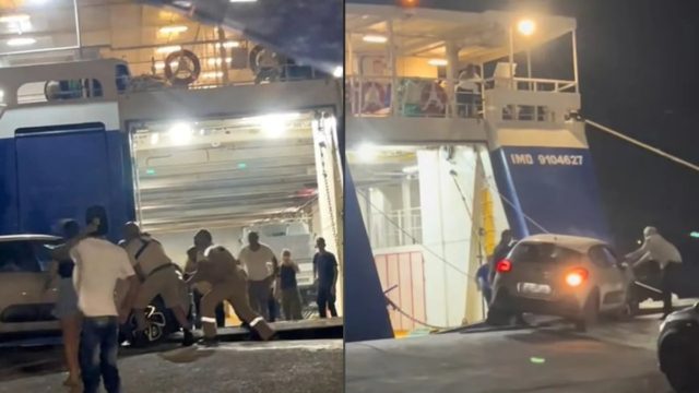 Άνδρος: Αναστέλλονται τα δρομολόγια του πλοίου που σήκωσε την μπουκαπόρτα και άφησε στον «αέρα» ΙΧ που επιβιβαζόταν