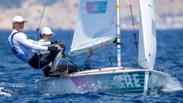 Ολυμπιακοί Αγώνες 2024: Στη 17η θέση τα αδέρφια Σπανάκη στην κατηγορία 470 μεικτό (video)