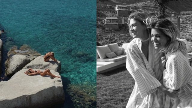 Μας έπεσε το σαγόνι: Κλέλια Ανδριολάτου και Βάσια Κωσταρά πιο γυναίκες από ποτέ – Ποζάρουν με μαύρα μπικίνι στην Κίμωλο (Photo)