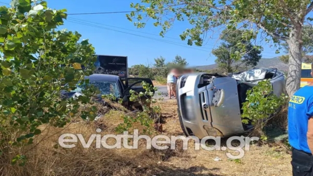 Θανατηφόρο τροχαίο στην Ερέτρια: Μία νεκρή και τρεις τραυματίες από καραμπόλα τεσσάρων αυτοκινήτων (video)