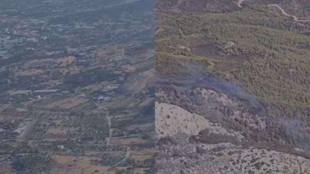 Φωτιά στην Αττική: Βίντεο από ψηλά με τις καμένες εκτάσεις – «Οι φλόγες πέρασαν από μέσα»