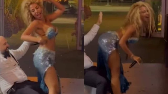 «Έλα αστεράκι γαμπρούλη»: Ξελόγιασε γαμπρό σε δεξίωση γάμου η Αναστασία Γιούσεφ με το τσιφτετέλι της (video)