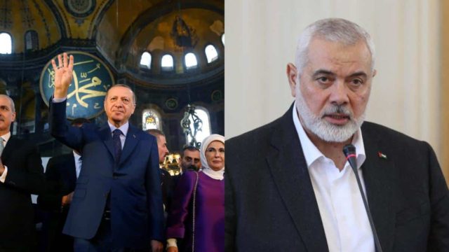 Πρόκληση από Ερντογάν: Κάνει μνημόσυνο για τον Χανίγια στην Αγία Σοφία