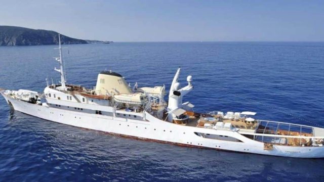 Στα Χανιά εντοπίστηκε η θρυλική θαλαμηγός του Ωνάση «Christina O»
