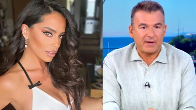 Με λευκό ανδρικό πουκάμισο η Μαρία Αντωνά: «Καλός ο φωτογράφος;»