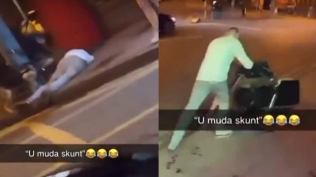 Σκληρές εικόνες: Άνδρας δέχεται μαχαιριές στη μέση του δρόμου (video)