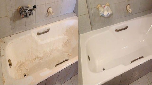 Μπανιέρα λαμπίκο και…χωρίς πόνο στη μέση: Ξύδι και 2 υλικά ακόμα και καθάρισες