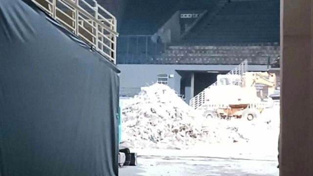 Παναθηναϊκός: Μπουλντόζες στην κεντρική αρένα – Τα πρώτα πράσινα καθίσματα στο ΟΑΚΑ (photos)