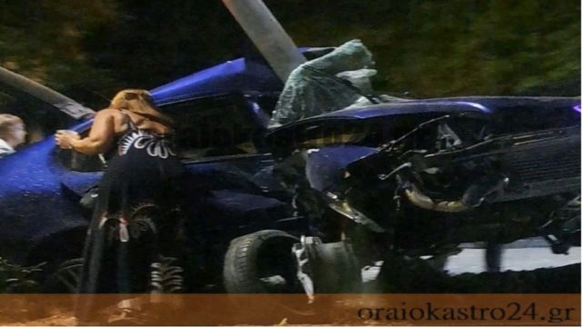 Σοκαριστικό τροχαίο στη Θεσσαλονίκη: Αυτοκίνητο προσέκρουσε σε κολώνα – Σοβαρά τραυματισμένοι οδηγός και συνοδηγός