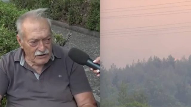 Φωτιά στην Αττική: «Λυπάμαι που είμαι Έλληνας» – Κάτοικος Πεντέλης τράκαρε προσπαθώντας να γλιτώσει (video)