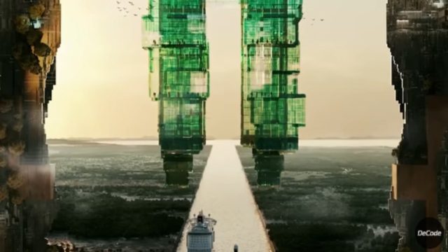 Η πόλη «Γραμμή» που καταργεί τη λογική – Αόρατα λιμάνια και κρεμαστοί ουρανοξύστες (video)