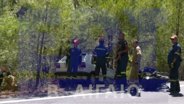 Σφοδρό τροχαίο στη Λέσβο: Ένας νεκρός και δύο σοβαρά τραυματίες από σύγκρουση μηχανής με ΙΧ