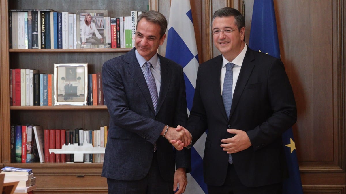 Συνάντηση Μητσοτάκη-Τζιτζικώστα: «Θα υπηρετήσω Ελλάδα και ΕΕ με αίσθημα καθήκοντος και ευθύνης»