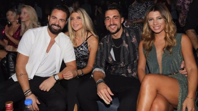 Τετράδα φωτιά: Ηλίας Βρεττός & Σάκης Κατσούλης το τόλμησαν χωρίς δισταγμούς με τις γυναίκες τους (photos)