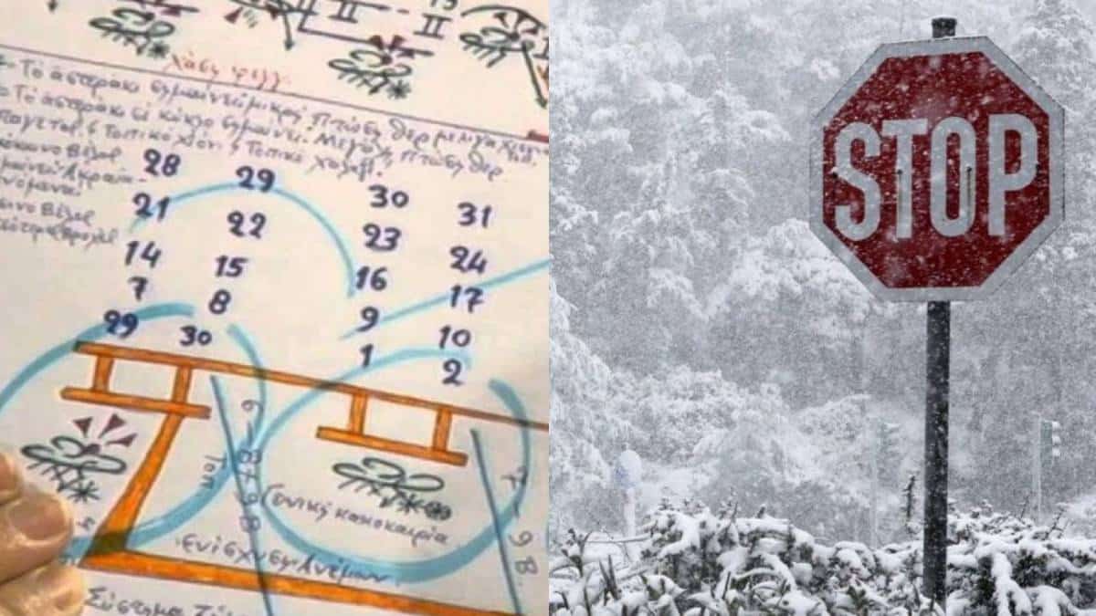 Επίσημα τα Μερομήνια 7μήνου – Πότε θα χιονίσει μέχρι τον Μάρτιο 2025
