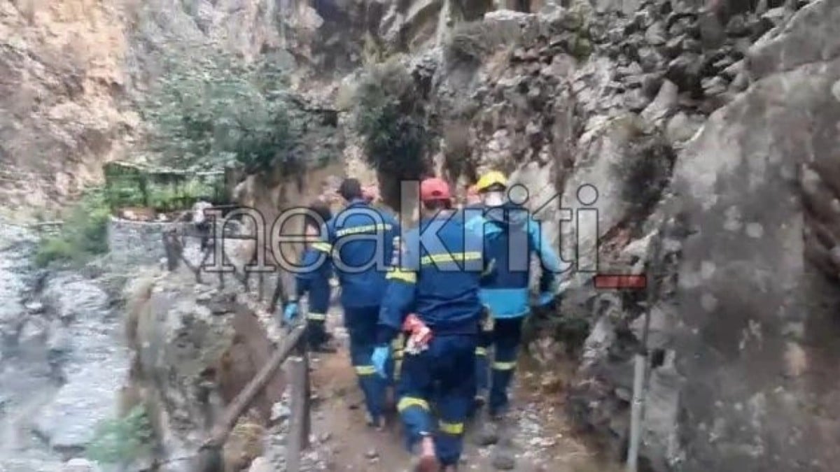 Τραγωδία στο φαράγγι της Σαμαριάς: Το χρονικό της τραγωδίας και οι φόβοι για νέα κατολίσθηση (video)