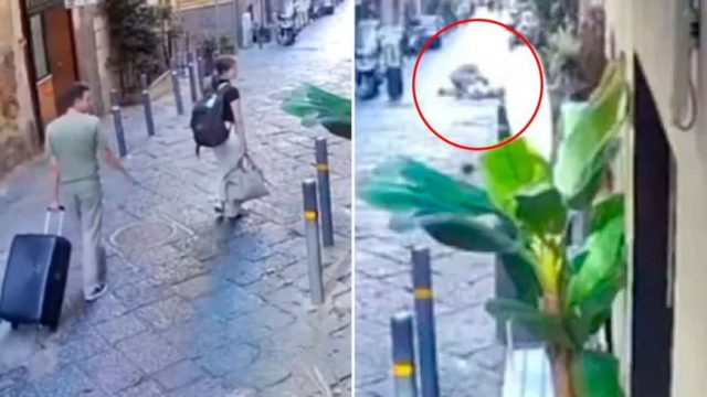 Σοκ στην Ιταλία: Καρέ καρέ η στιγμή που άγαλμα πέφτει στο κεφάλι τουρίστριας και την αφήνει νεκρή! Ερευνάται αν το πέταξαν παιδιά