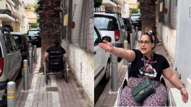 Αυτοί είμαστε: Ο Δήμος Δάφνης έχει φτιάξει διάβαση ΑΜΕΑ σε πεζοδρόμιο με… φοίνικα! (video)
