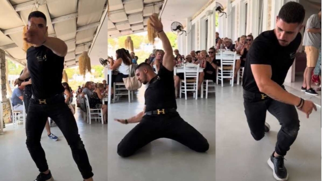 Το αρσενικό, το βαρύ, το ζεϊμπέκικο: Μάγκας τυπάς κάνει όλη την ταβέρνα να τον χειροκροτά! (video)
