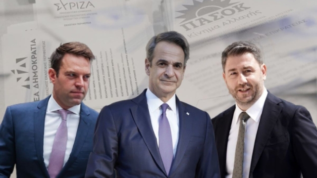 Δημοσκόπηση MRB: Σε ποσοστά ευρωεκλογών η ΝΔ, «μάχη» ΣΥΡΙΖΑ με Βελόπουλο – Ποιοι προηγούνται για την ηγεσία του ΠΑΣΟΚ