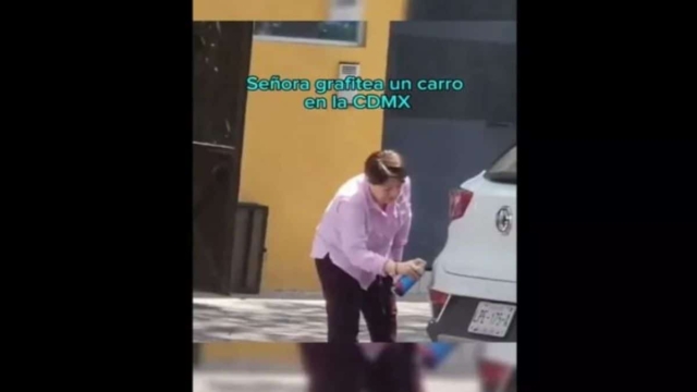 «Μην παρκάρετε εδώ»: Γυναίκα γράφει αυτό το μήνυμα με σπρέι σε παράνομα παρκαρισμένο αυτοκίνητο (video)