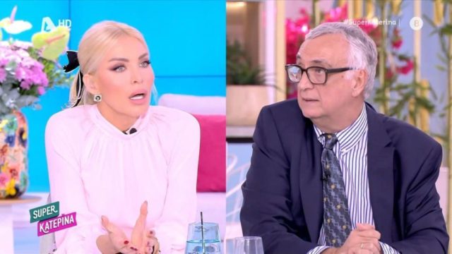 «Κοκκάλωσε» on air η Κατερίνα Καινούργιου: Η στιγμή που μαθαίνει για τη φωτιά στο σπίτι του Λιάγκα (video)