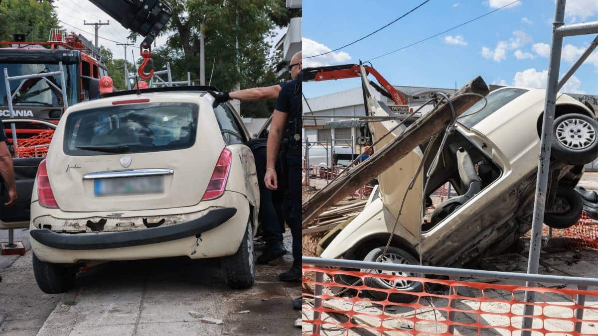 Κηφισιά: Είχε συλληφθεί 16 φορές ο Ρομά που έκλεψε το ΙΧ από το Μενίδι – Από τύχη δε σκότωσε άνθρωπο πριν καρφωθεί σε σκαλωσιά (video)